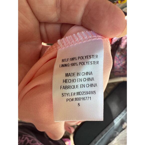 Windsor Pale Petal Pink Romantic Rouched Ballerina Top Dress Flouncy Cap Sleeve - Picture 6 of 7